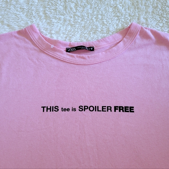 ZARA "This Tee is Spoiler Free" Tee👕 - NWOT - Picture 12 of 12